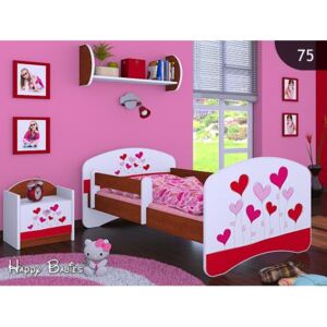 Detská posteľ bez šuplíku 160x80cm LOVE - kalvados