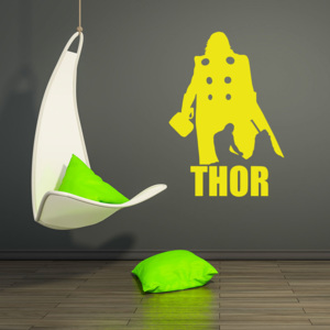 GLIX Avengers Thor - samolepka na stenu Žltá 30x20 cm