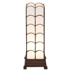 Stolná lampa Tiffany Nandini - 14 * 14 * 36 cm / E14 / max 1 * 25W