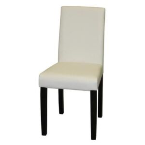 OVN stolička IDN 3036 biela/hnedá