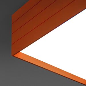 Artemide Groupage stropné LED 45x45cm oranžová