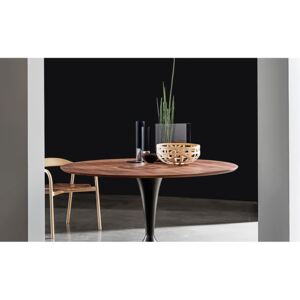 FLUTE dizajnový drevený gulatý stôl SOVET