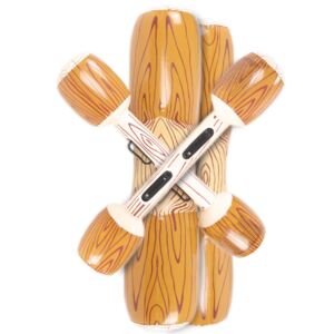 TM Toys Nafukovacia vodná hra drevené guľatiny 106x28 cm