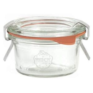 WEBHIDDENBRAND Weck Zaváracie Poháre Weck Mini-Sturz 50 ml, priemer 60
