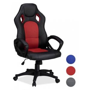 Gamer stolička v 3 farbách- basic- Sivá
