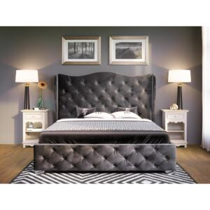 PROXIMA.store - Luxusná posteľ BOLONIA - Tmavosivá 140/160/180 Veľkosť postele: Pre matrac 140 x 200 cm