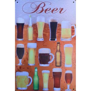 Ceduľa Beer Mix 30cm x 20cm Plechová tabuľa