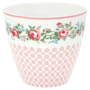 Porcelánový Latte cup Gabby White 350 ml