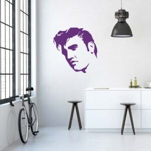 GLIX Elvis - samolepka na stenu Fialová 75 x 75 cm