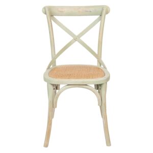 Drevená stolička s patinou Retro - 46 * 42 * 87 cm
