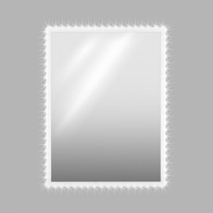 OneConcept Goldmund, LED krištáľové nástenné zrkadlo, 80x60, infračervený senzor, 30 LED/meter