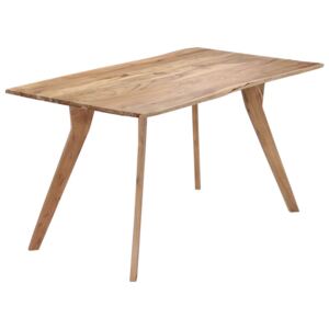 Jedálenský stôl z akáciového dreva 140x80x76 cm