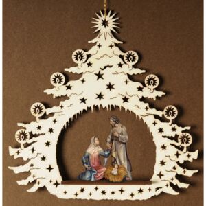Vianočný stromček so Svätou rodinou Salcher