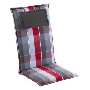 Blumfeldt Donau, čalúnená podložka, podložka na stoličku, podložka na vyššie polohovacie kreslo, na záhradnú stoličku, polyester, 50 × 120 × 6 cm