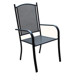 Záhradná stolička ZWMC-037 čierna