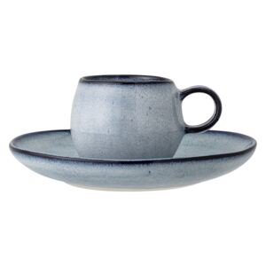 Bloomingville Hrnček na kávu keramický - Sandrine Espresso Cup Blue