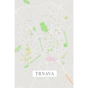 Mapa Trnava color