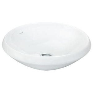 Sapho Minimal - Umývadlo na dosku okrúhle, priemer 45 cmx16 cm, biela MN045