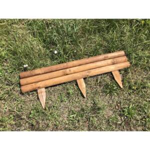 PROFITsystem Drevený oddeľovač trávnika borovica"Otakar" ø10 120cm