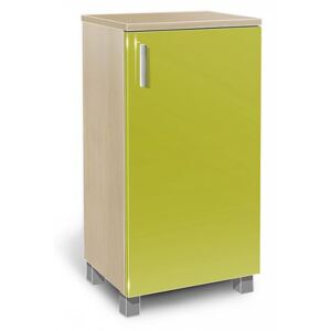 Kúpeľňová skrinka K5 farba korpusu: Agát, farba dvierok: Lemon lesk