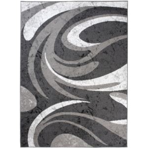 Kusový koberec PP Vlna sivý, Velikosti 80x150cm