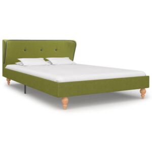 Rám postele zelený látkový 120x200 cm