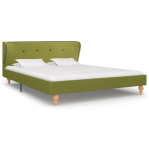 Rám postele zelený látkový 140x200 cm
