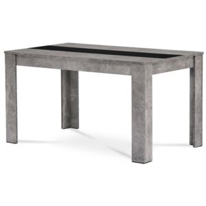 Jedálenský stôl IGOR betón/biely alebo čierny stred