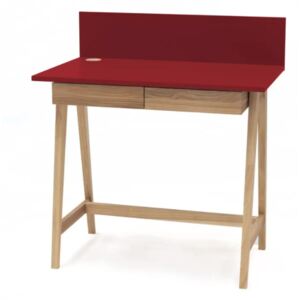 RAGABA Luka písací stôl so zásuvkou, červená
