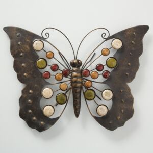 Motýľ (Závesná kovová dekorácia na stenu)