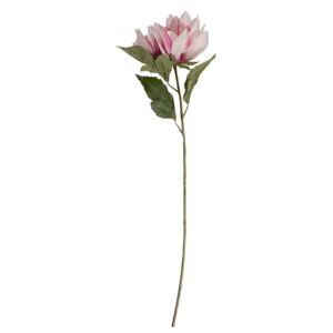Umelá kvetina Dália ružová, 83 cm