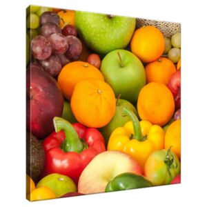Obraz na plátne Ovocie a zelenina 30x30cm 1163A_1AI