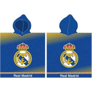 Carbotex Futbalové pončo s kapucňou - REAL MADRID - 50x115cm
