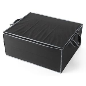 Textilný úložný box čierny černá