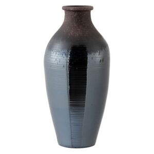 Váza modrá hnedá keramická CHERRY BERRY