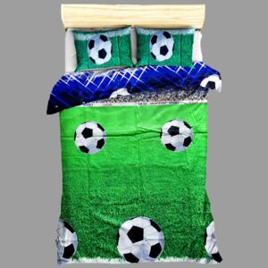 Bavlnené obliečky Futbal (rozměr 70x90, 140x200 cm)
