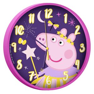 Kids Licensing Analógové nástenné hodiny \"Peppa Pig\" 25 cm ružová