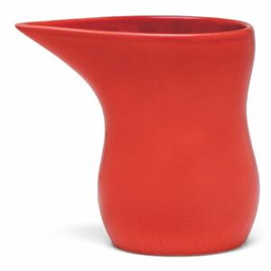 Červená kameninová nádoba na mlieko Kähler Design Ursula, 280 ml