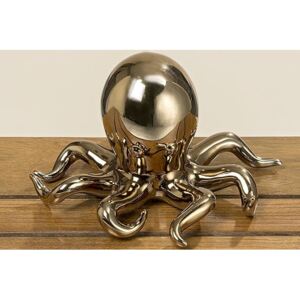 Dekorácia zlatá chobotnica 11 cm