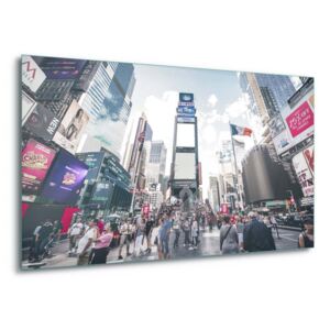 Obraz na skle GLIX - Time Square 4 x 30x80 cm
