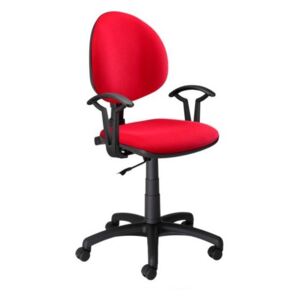 NOWY STYL Smart detská stolička na kolieskach s podrúčkami červená (M04)