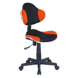SIGNAL Q-G2 kancelárska stolička oranžová / čierna