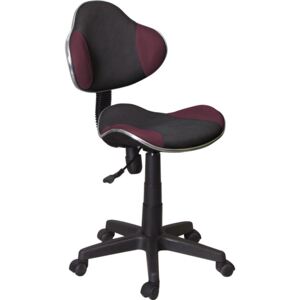 SIGNAL Q-G2 kancelárska stolička fialová / čierna