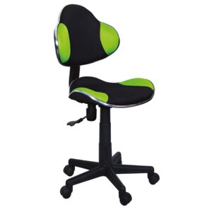 SIGNAL Q-G2 kancelárska stolička zelená / čierna