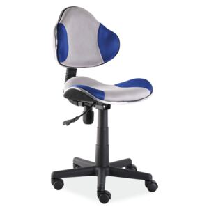 SIGNAL Q-G2 kancelárska stolička modrá / sivá