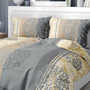 Goldea bavlnené posteľné obliečky - vzor 270 zámocké ornamenty 140 x 220 a 70 x 90 cm