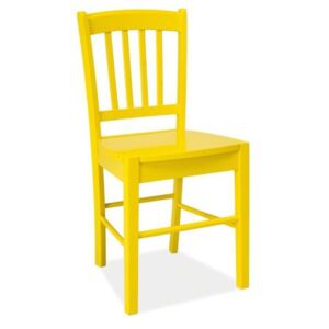 SIGNAL CD-57 jedálenská stolička žltá
