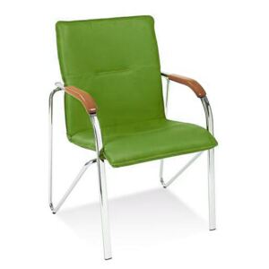 NOWY STYL Samba jedálenská stolička chrómová / zelená (V47)