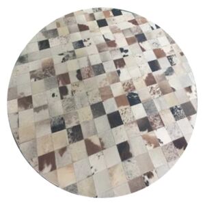 TEMPO KONDELA kožený koberec 200x200 cm