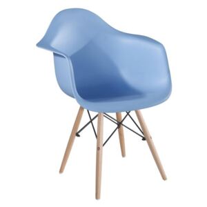 TEMPO KONDELA Damen New jedálenská stolička modrá / buk